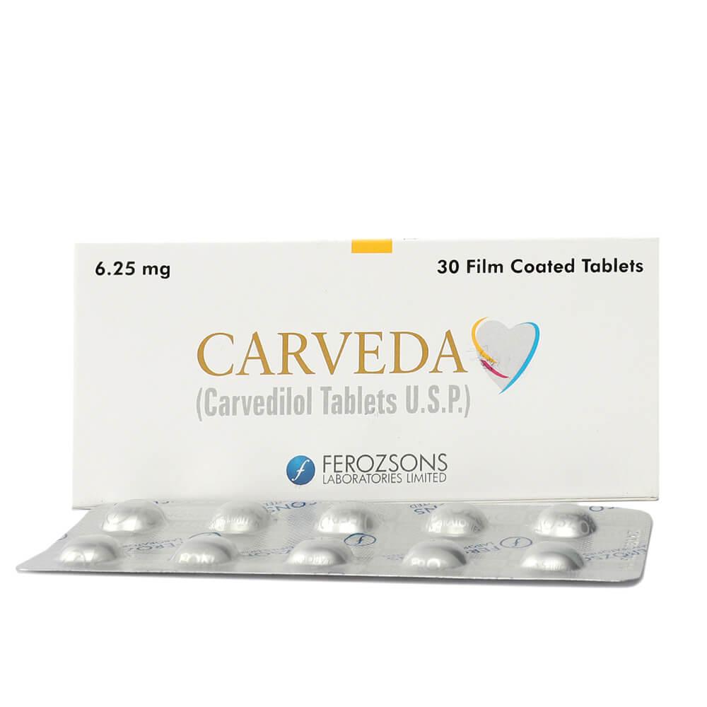 CARVEDA 6.25MG TAB
