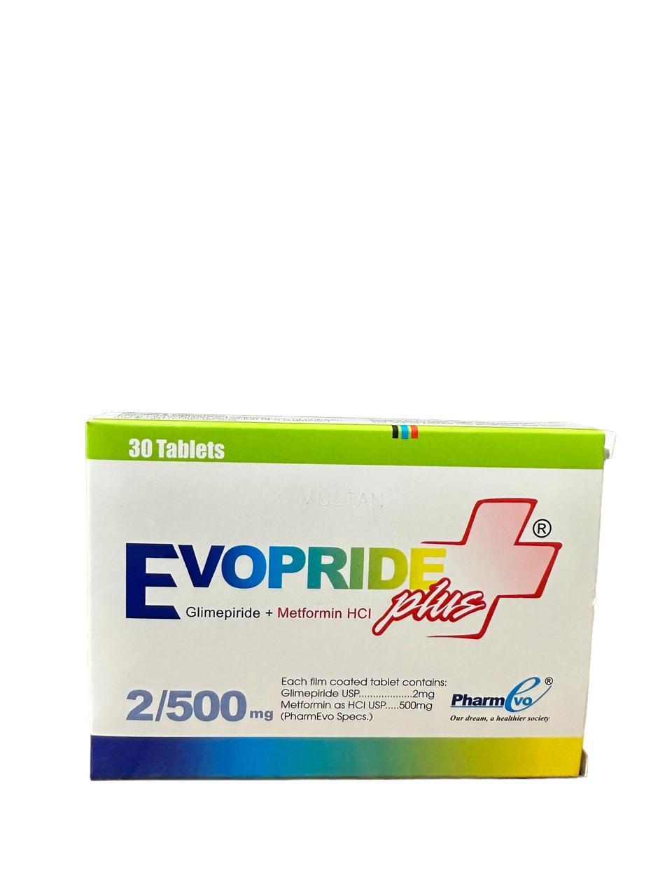 EVOPRIDE PLUS 2/500MG