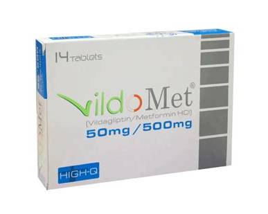 VILDOMET 50/500MG TAB