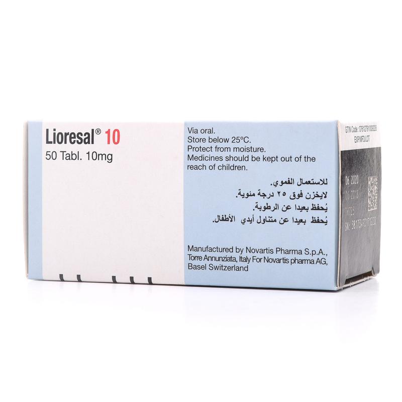 LIORESAL 10MG 50'S